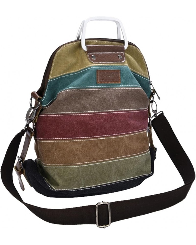 Women Backpack Bag Crossbody Canvas Bag Multi functional Handheld Shoulder Bag BAG139-1091 Bag139-1091 $25.30 Backpacks