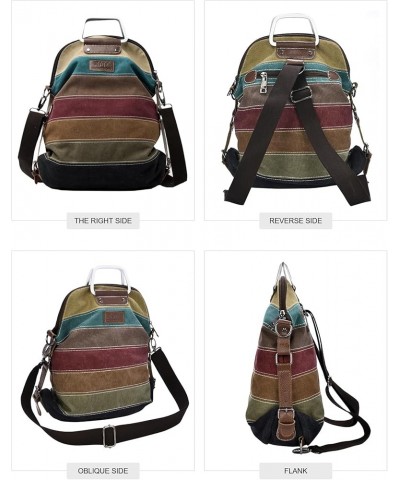 Women Backpack Bag Crossbody Canvas Bag Multi functional Handheld Shoulder Bag BAG139-1091 Bag139-1091 $25.30 Backpacks