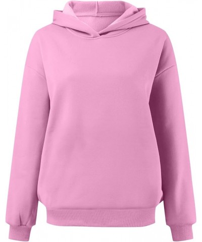 Tunic Hoodies Women Pullover Hoodies Artificial Short Velvet Oversized Hoodies Fleece Hooded Hoodies Juniors Pink $17.23 Clot...