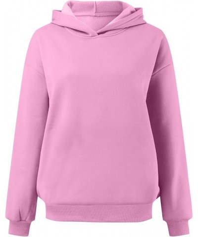 Tunic Hoodies Women Pullover Hoodies Artificial Short Velvet Oversized Hoodies Fleece Hooded Hoodies Juniors Pink $17.23 Clot...