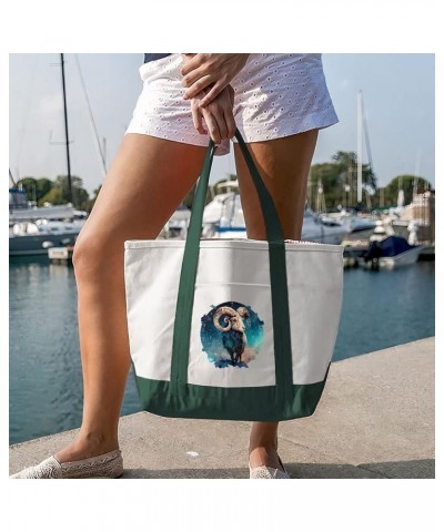 Aries Zodiac Cruiser Tote Bag - Gifts for Aries - Gifts for Zodiac Sign White Red $18.90 Totes