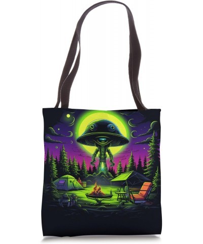 Camping UFO Gear Alien Abduction Tote Bag $13.55 Totes