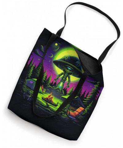 Camping UFO Gear Alien Abduction Tote Bag $13.55 Totes