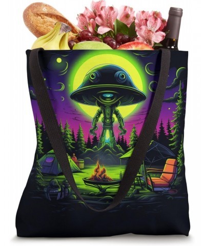 Camping UFO Gear Alien Abduction Tote Bag $13.55 Totes