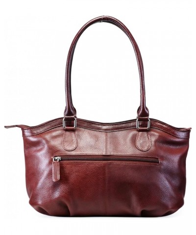 Women Handbags Genuine Leather Ladies Shoulder Bag Brown $34.56 Shoulder Bags