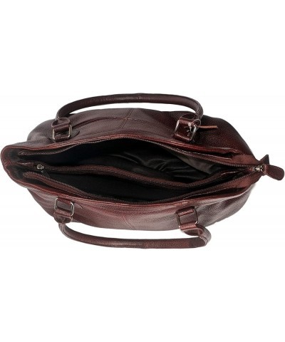 Women Handbags Genuine Leather Ladies Shoulder Bag Brown $34.56 Shoulder Bags