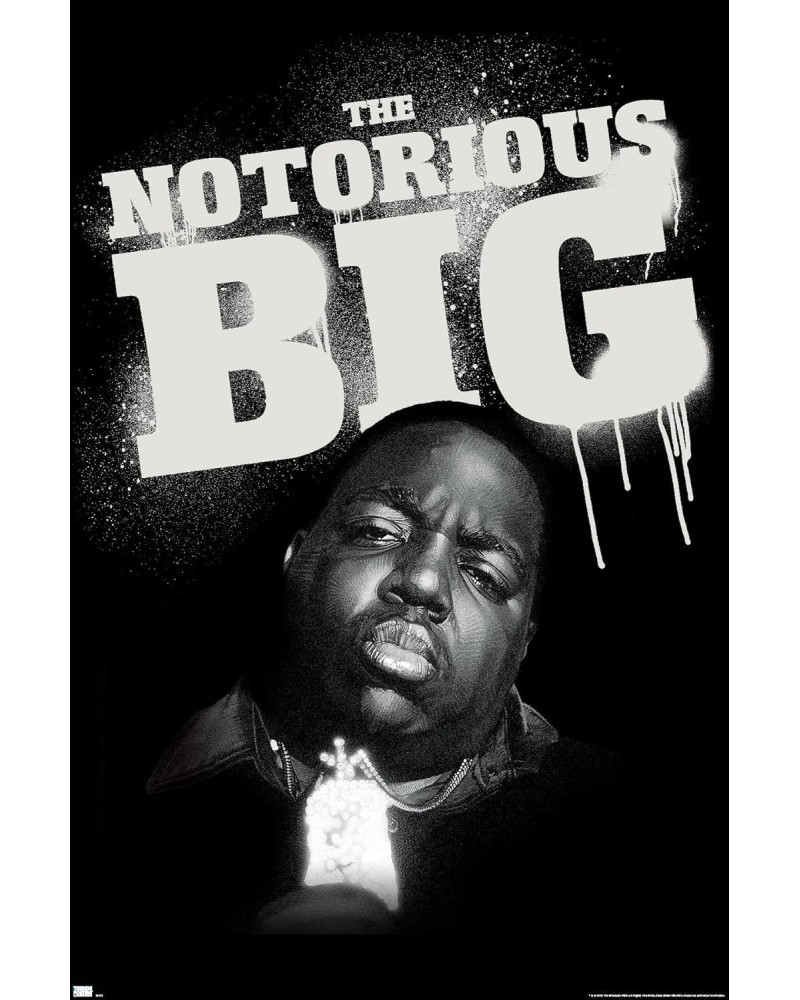 The Notorious B.I.G. - Chain Wall Poster, 22.375" x 34", Premium Unframed Version $12.22 Totes