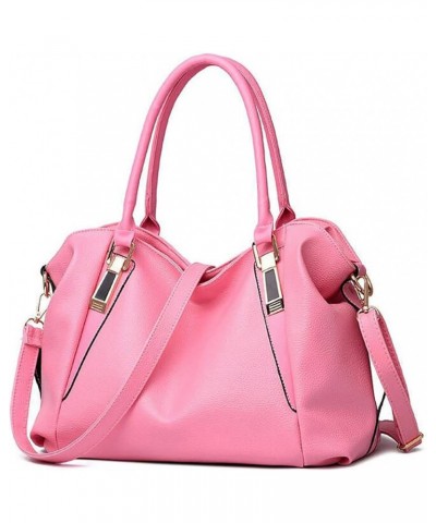 Roomy Fashion Womens Handbags Ladies Purse Satchel Shoulder Bags Tote Leather Bag Women Handbag Pink $18.19 Totes