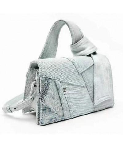 Chic Denim Crossbody Bag Light Blue $21.52 Crossbody Bags