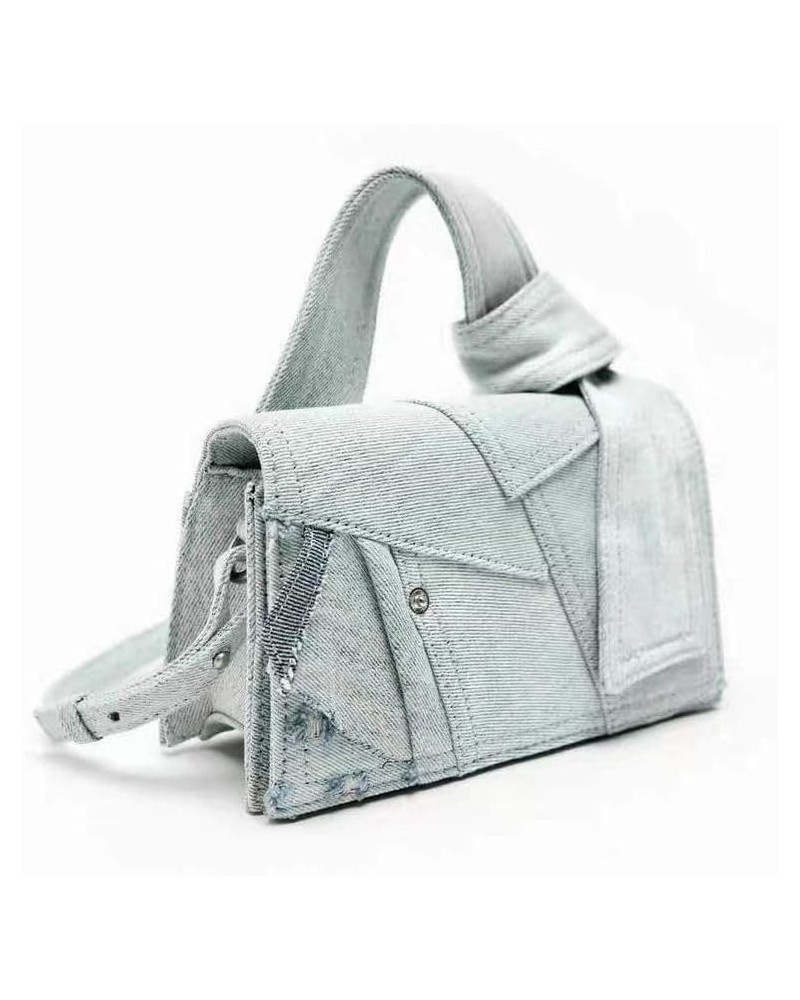 Chic Denim Crossbody Bag Light Blue $21.52 Crossbody Bags