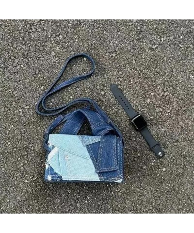 Chic Denim Crossbody Bag Light Blue $21.52 Crossbody Bags