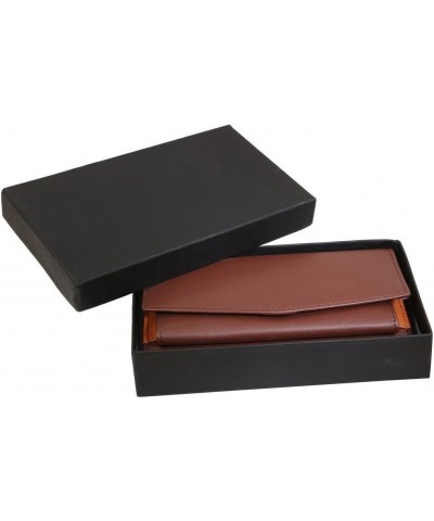 RC Leather Plain Brown Clutch For Women $14.74 Wallets