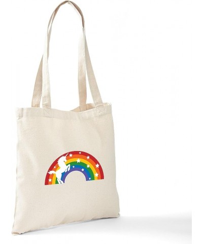 Rainbow Carrots Tote Bag Natural Canvas Tote Bag, Cloth Shopping Bag Retro Rainbow Unicorn Tote Bag $8.63 Travel Gear