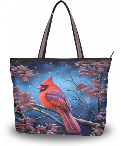 Women Tote Bags Flowers Floral Bird Snow Top Handle Satchel Handbags Shoulder Bag for Shopping L 20848051 $11.75 Satchels