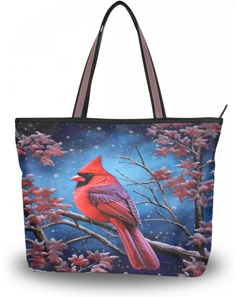 Women Tote Bags Flowers Floral Bird Snow Top Handle Satchel Handbags Shoulder Bag for Shopping L 20848051 $11.75 Satchels