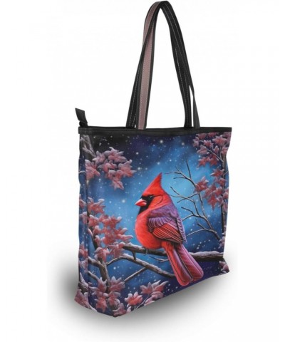 Women Tote Bags Flowers Floral Bird Snow Top Handle Satchel Handbags Shoulder Bag for Shopping L 20848051 $11.75 Satchels