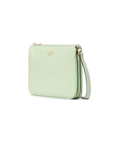 Kate Spade Leila Triple Gusset Crossbody Pebbled Leather Shoulder Bag, Beach Glass $36.91 Crossbody Bags