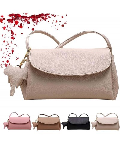 Women's High End Fashion Crossbody Bag with Elephant Pendant,Fashion Crossbody Bag with Elephant Pendant White $10.75 Crossbo...