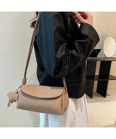 Women's High End Fashion Crossbody Bag with Elephant Pendant,Fashion Crossbody Bag with Elephant Pendant White $10.75 Crossbo...