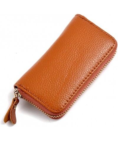 Genuine Cow Split Leather Men's Card Holder Car Key Case Multi-Function Women's Coin Purse Pocket Bag Female Zipper Pouch Wal...