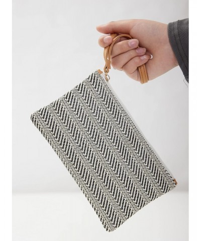 Straw Clutch Bag Womens Bohemian Summer Beach Straw Purse Handbag Zipper Wristlet Wallets For Women Girls $8.24 Wristlets