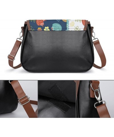 Leather Hobo Bags Women's Crossbody Shoulder Bag Classic City Top Handle Satchels Dog Jump Color3 $27.49 Hobo Bags