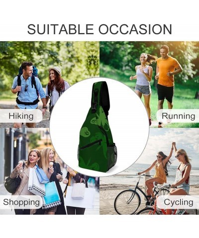 Men & Women Gym Crossbody Sack Satchel Outdoor Hiking Bag, for Shamrocks Decoration Sling Backpack Rucksack for Outdoors Runn...