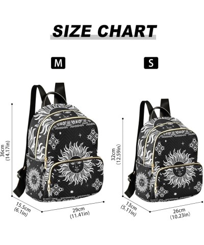 Small Backpack for Women Travel Bag Ethnic Tile with Sun Daypack Purse Fashion Shoulder Bag Rucksack Small B164 $10.40 Backpacks