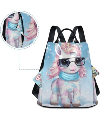 Dogs in a Field of Sunflowers Women Backpack Purse Anti Theft Back Zipper Design Travel Bag Cartoon Unicorn and Snowflakes $1...