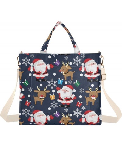 Women Purse Totes Watercolor Witn Penguins Crossbody Purse Christmas Gifts Large Crossbody Purse Santa Christmas $9.02 Totes