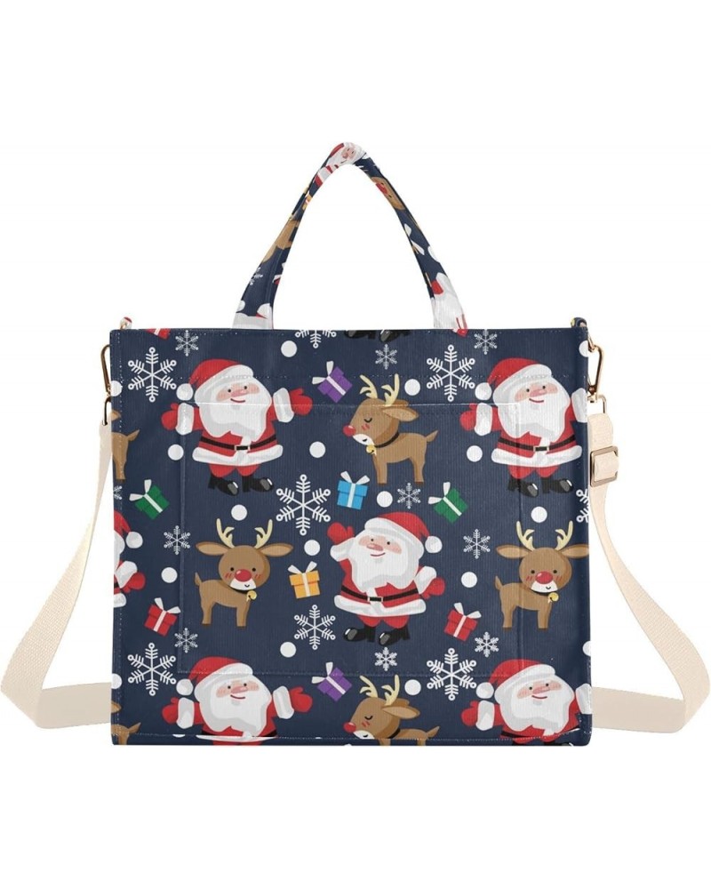 Women Purse Totes Watercolor Witn Penguins Crossbody Purse Christmas Gifts Large Crossbody Purse Santa Christmas $9.02 Totes