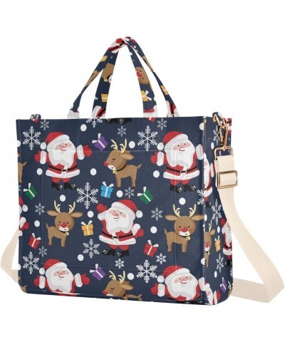 Women Purse Totes Watercolor Witn Penguins Crossbody Purse Christmas Gifts Large Crossbody Purse Santa Christmas $9.02 Totes