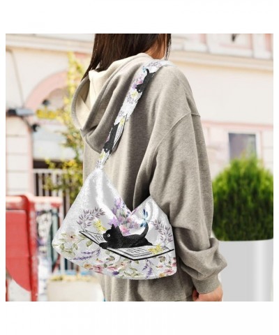 Fluffy Crossbody Bag for Women,Polyester Crossbody Bag Fluffy Tote Bag Lady Shoulder Bag 3 $14.39 Totes