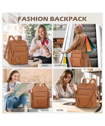 Backpack Purse for Women Leather Travel Backpack Purse Waterproof Anti Theft Fashion Small Casual Daypacks Mini Backpack Ladi...