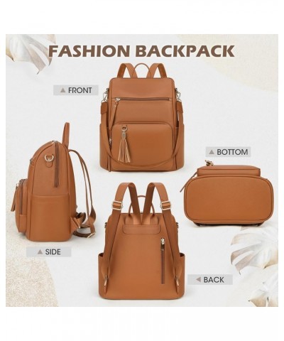 Backpack Purse for Women Leather Travel Backpack Purse Waterproof Anti Theft Fashion Small Casual Daypacks Mini Backpack Ladi...