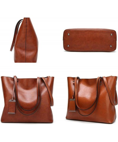 PU Leather Shoulder Bag Work Totes for Women Purse Handbag Coffee Coffee $24.39 Totes