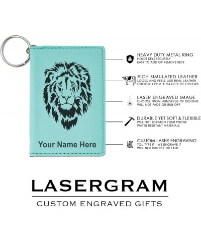 ID Holder Wallet, World's Greatest Coworker, Personalized Engraving Included (Light Brown) Teal $14.83 Wallets