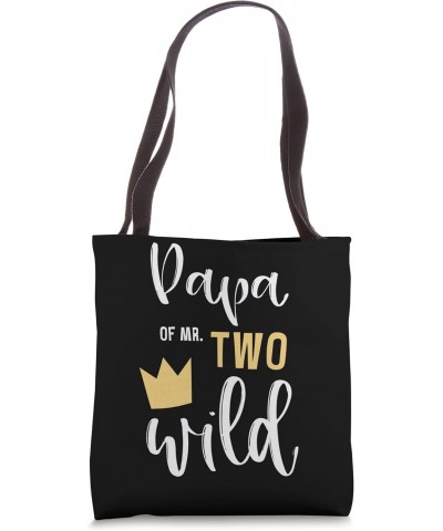 Papa of Mr TWO WILD 2nd Birthday Party Things Matching Daddy Tote Bag $11.60 Totes