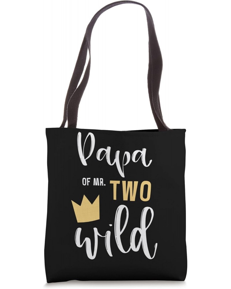 Papa of Mr TWO WILD 2nd Birthday Party Things Matching Daddy Tote Bag $11.60 Totes