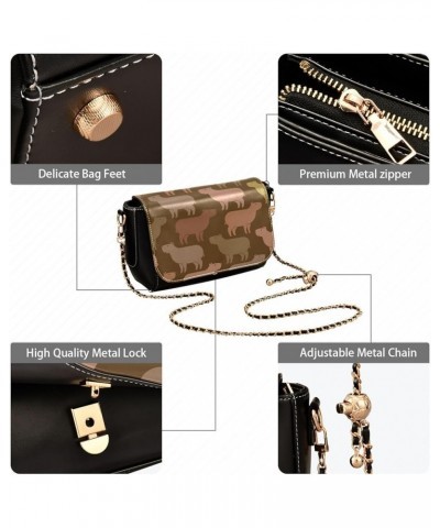 Crossbody Bags for Women Trendy Women's Black Shoulder Bag Small PU Leather Flap Cross Body Bag Handbags Pattern10 $16.39 Cro...