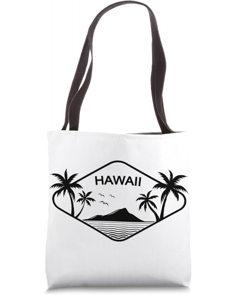 Palms Island Mountains South Seas Souvenir Gift Aloha Tote Bag $9.75 Totes