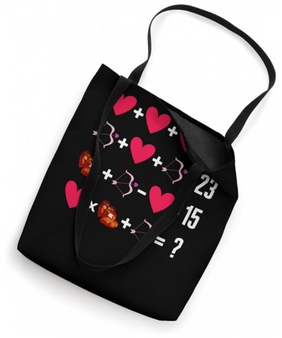 Math Valentines Order Of Operation Heart Cupid Bow Chocolate Tote Bag $12.31 Totes