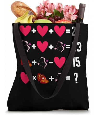 Math Valentines Order Of Operation Heart Cupid Bow Chocolate Tote Bag $12.31 Totes