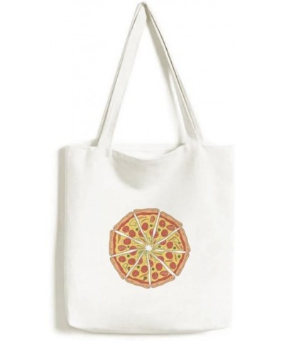 Peppers Pizza Italy Tomato Foods Tote Canvas Bag Shopping Satchel Casual Handbag $17.66 Totes