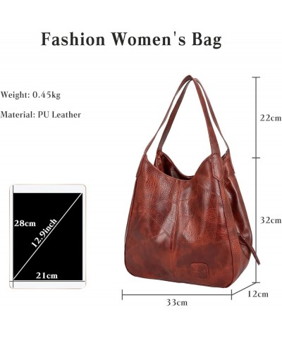 Fashion Women's Handbags Waterproof Top-handle Bags Shoulder Bag Brown a $18.35 Shoulder Bags