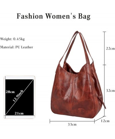 Fashion Women's Handbags Waterproof Top-handle Bags Shoulder Bag Brown a $18.35 Shoulder Bags