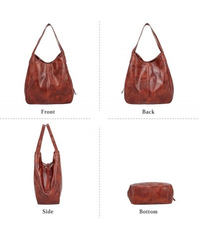 Fashion Women's Handbags Waterproof Top-handle Bags Shoulder Bag Brown a $18.35 Shoulder Bags