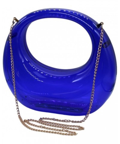 Women's Clear Acrylic Purse Acrylic Evening Clutch Bag Acrylic HandBag for Wedding Cocktail Party Shoulder Bags Blue $28.66 E...