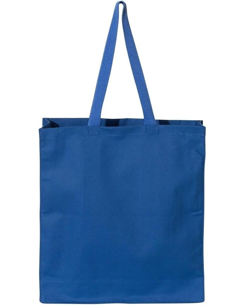 OAD100 Promotional Canvas Shopper Tote Royal $8.71 Totes