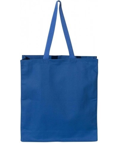 OAD100 Promotional Canvas Shopper Tote Royal $8.71 Totes